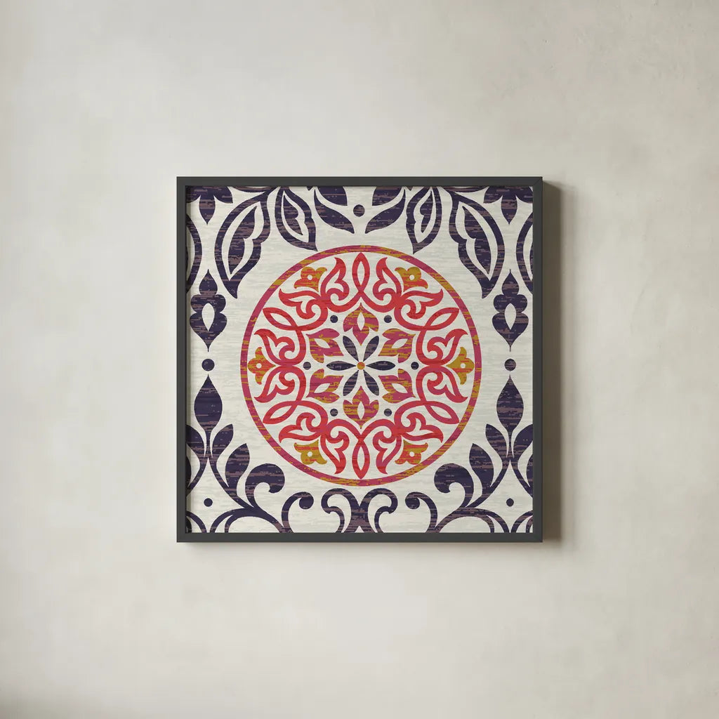 Arista Square IV by Wild Apple Portfolio. Shown in a sleek black glass frame for a contemporary gallery look. Available as an archival giclee rolled canvas, fine art paper, or poster print. SKU 94199a.