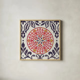 Arista Square IV by Wild Apple Portfolio. Shown in a natural wood glass frame for a timeless modern aesthetic. Available as an archival giclee rolled canvas, fine art paper, or poster print. SKU 94199a.
