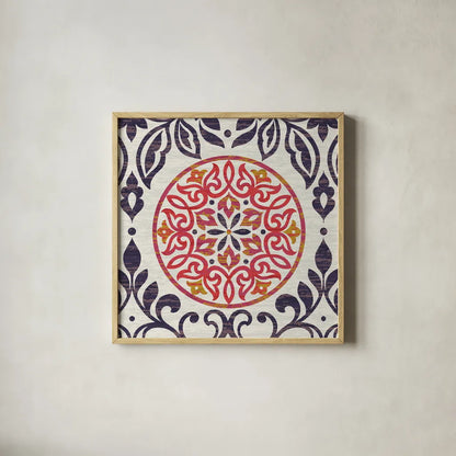 Arista Square IV by Wild Apple Portfolio. Shown in a natural wood glass frame for a timeless modern aesthetic. Available as an archival giclee rolled canvas, fine art paper, or poster print. SKU 94199a.