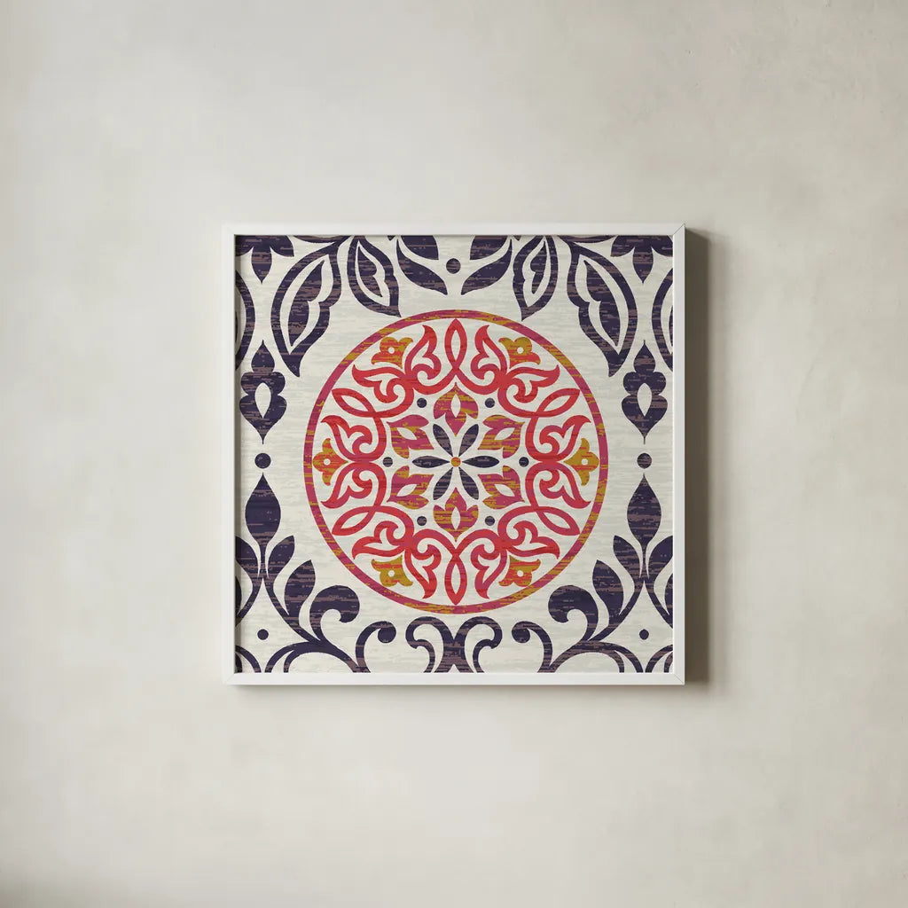 Arista Square IV by Wild Apple Portfolio. Shown in a crisp white glass frame for a clean and minimalist style. Available as an archival giclee rolled canvas, fine art paper, or poster print. SKU 94199a.