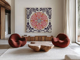Arista Square IV by Wild Apple Portfolio. Shown as extra-large giant wall art in a modern living room. Available as an archival giclee rolled canvas, fine art paper, or poster print. SKU 94199a.