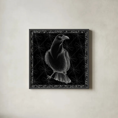 Arsenic and Old Lace BW No Words I by Wild Apple Portfolio. Shown in a sleek black glass frame for a contemporary gallery look. Available as an archival giclee rolled canvas, fine art paper, or poster print. SKU 93897a.