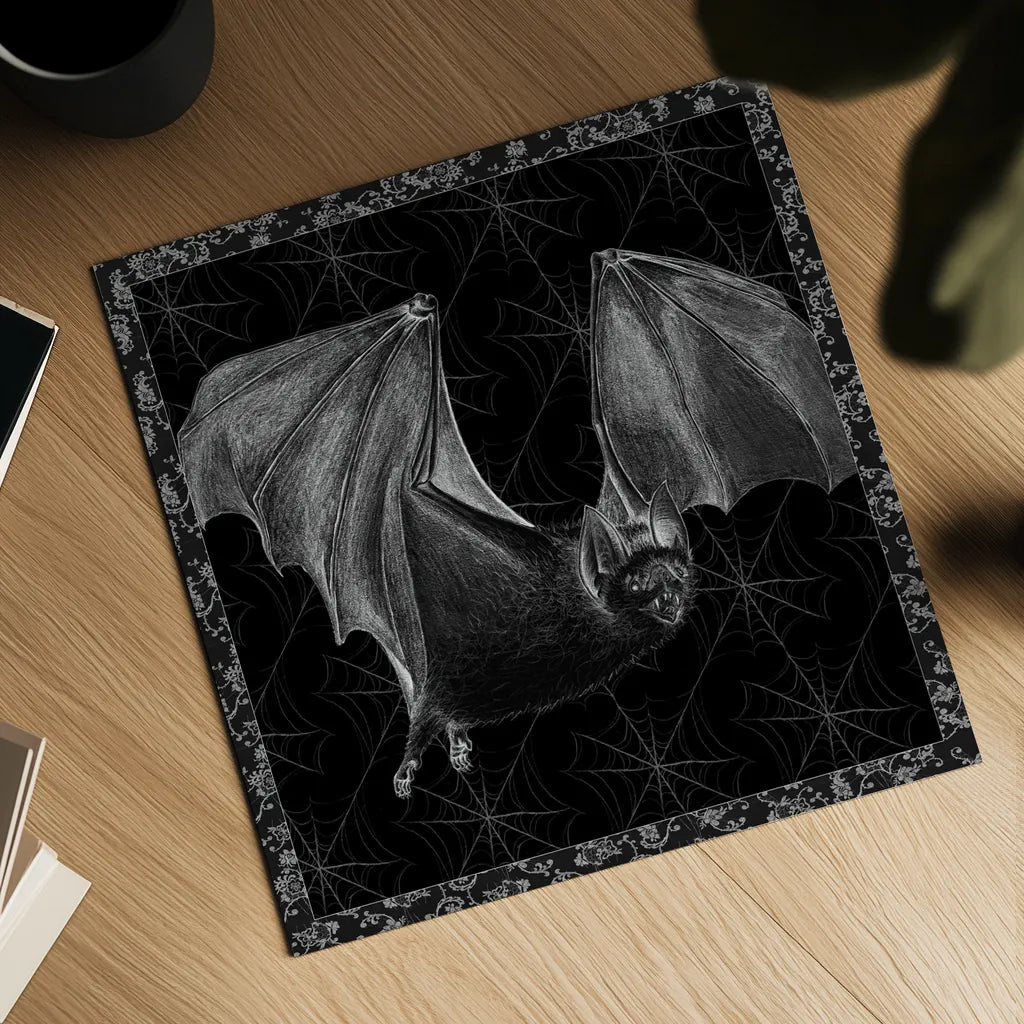 Arsenic and Old Lace BW No Words II by Wild Apple Portfolio. Shown as a detailed flat fine art print, highlighting archival giclee quality. Available as an archival giclee rolled canvas, fine art paper, or poster print. SKU 93898a.