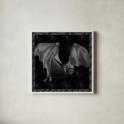 Arsenic and Old Lace BW No Words II by Wild Apple Portfolio. Shown in a crisp white glass frame for a clean and minimalist style. Available as an archival giclee rolled canvas, fine art paper, or poster print. SKU 93898a.