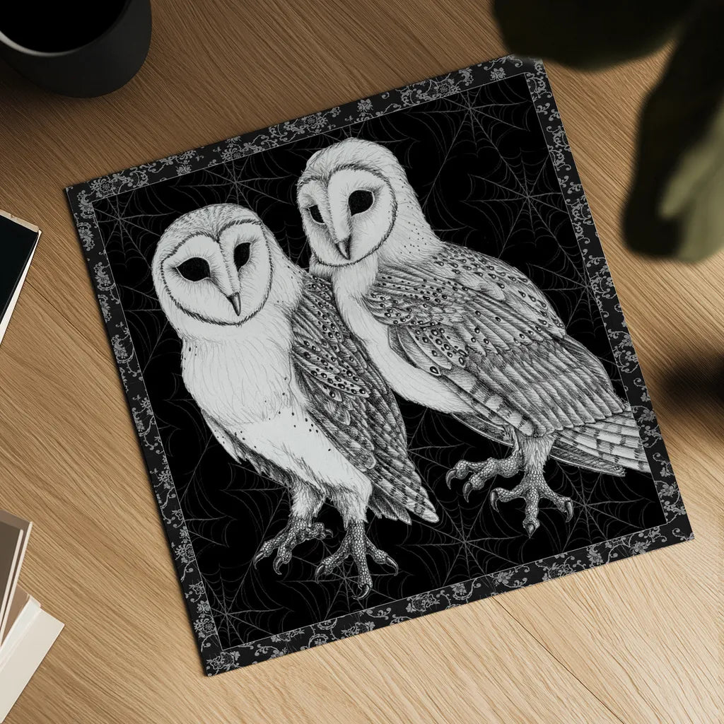 Arsenic and Old Lace BW No Words IV by Wild Apple Portfolio. Shown as a detailed flat fine art print, highlighting archival giclee quality. Available as an archival giclee rolled canvas, fine art paper, or poster print. SKU 93900a.