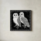 Arsenic and Old Lace BW No Words IV by Wild Apple Portfolio. Shown in a sleek black glass frame for a contemporary gallery look. Available as an archival giclee rolled canvas, fine art paper, or poster print. SKU 93900a.