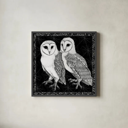 Arsenic and Old Lace BW No Words IV by Wild Apple Portfolio. Shown in a sleek black glass frame for a contemporary gallery look. Available as an archival giclee rolled canvas, fine art paper, or poster print. SKU 93900a.