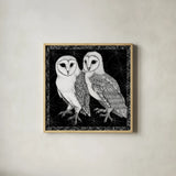 Arsenic and Old Lace BW No Words IV by Wild Apple Portfolio. Shown in a natural wood glass frame for a timeless modern aesthetic. Available as an archival giclee rolled canvas, fine art paper, or poster print. SKU 93900a.
