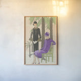 Art Gout Beaute V by Wild Apple Portfolio. shown as a paper print in a natural frame. Available as a archival giclee rolled canvas, fine art paper, or poster print. SKU 35796h.
