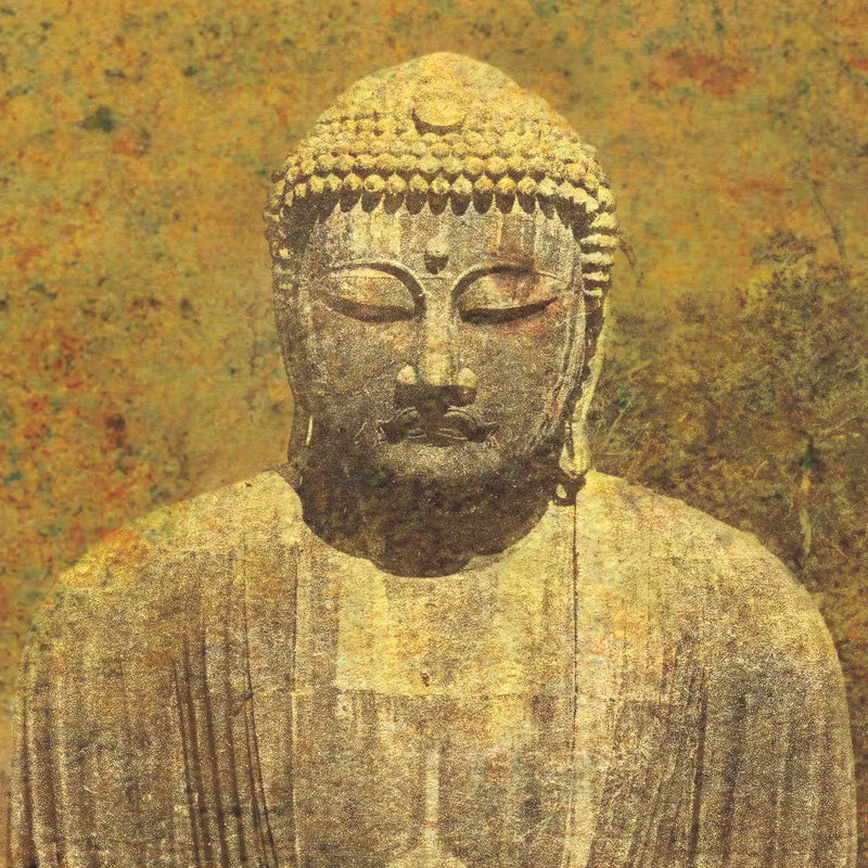 Asian Buddha Crop by Wild Apple Portfolio. SKU 41817a. Archival Giclee Fine art print for wall decor.