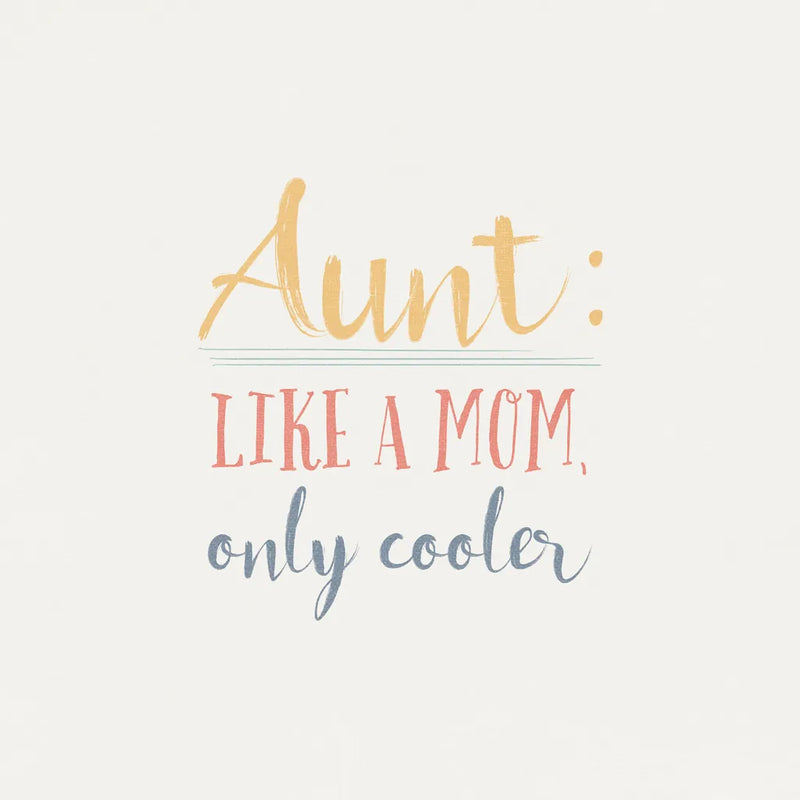 Aunt Inspiration I Color by Wild Apple Portfolio. SKU 54606a. Archival Giclee Fine art print for wall decor.