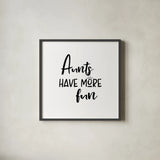 Aunt Inspiration II by Wild Apple Portfolio. Shown in a sleek black glass frame for a contemporary gallery look. Available as an archival giclee rolled canvas, fine art paper, or poster print. SKU 54319a.