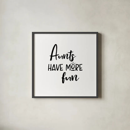 Aunt Inspiration II by Wild Apple Portfolio. Shown in a sleek black glass frame for a contemporary gallery look. Available as an archival giclee rolled canvas, fine art paper, or poster print. SKU 54319a.