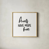Aunt Inspiration II by Wild Apple Portfolio. Shown in a natural wood glass frame for a timeless modern aesthetic. Available as an archival giclee rolled canvas, fine art paper, or poster print. SKU 54319a.