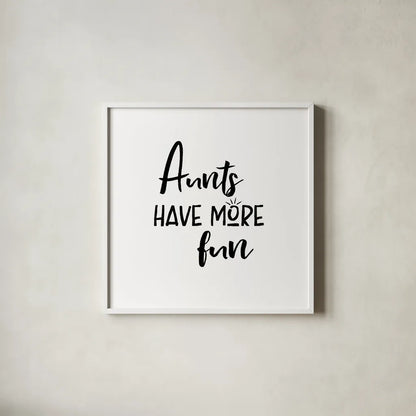 Aunt Inspiration II by Wild Apple Portfolio. Shown in a crisp white glass frame for a clean and minimalist style. Available as an archival giclee rolled canvas, fine art paper, or poster print. SKU 54319a.