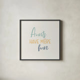 Aunt Inspiration II Color by Wild Apple Portfolio. Shown in a sleek black glass frame for a contemporary gallery look. Available as an archival giclee rolled canvas, fine art paper, or poster print. SKU 54607a.