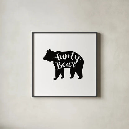 Aunt Inspiration III by Wild Apple Portfolio. Shown in a sleek black glass frame for a contemporary gallery look. Available as an archival giclee rolled canvas, fine art paper, or poster print. SKU 54753a.