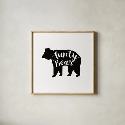 Aunt Inspiration III by Wild Apple Portfolio. Shown in a natural wood glass frame for a timeless modern aesthetic. Available as an archival giclee rolled canvas, fine art paper, or poster print. SKU 54753a.