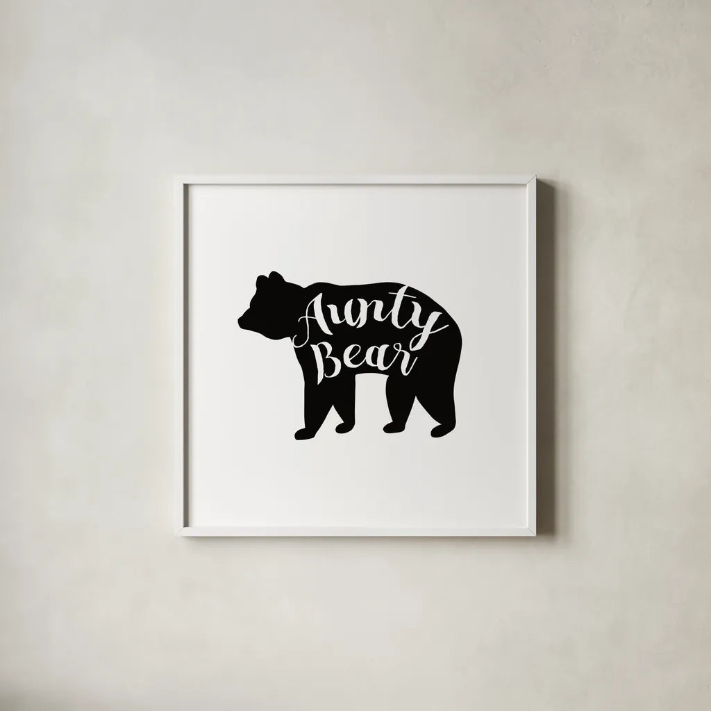 Aunt Inspiration III by Wild Apple Portfolio. Shown in a crisp white glass frame for a clean and minimalist style. Available as an archival giclee rolled canvas, fine art paper, or poster print. SKU 54753a.