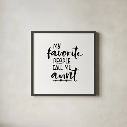 Aunt Inspiration IV by Wild Apple Portfolio. Shown in a sleek black glass frame for a contemporary gallery look. Available as an archival giclee rolled canvas, fine art paper, or poster print. SKU 54754a.