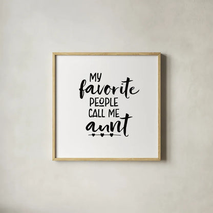 Aunt Inspiration IV by Wild Apple Portfolio. Shown in a natural wood glass frame for a timeless modern aesthetic. Available as an archival giclee rolled canvas, fine art paper, or poster print. SKU 54754a.