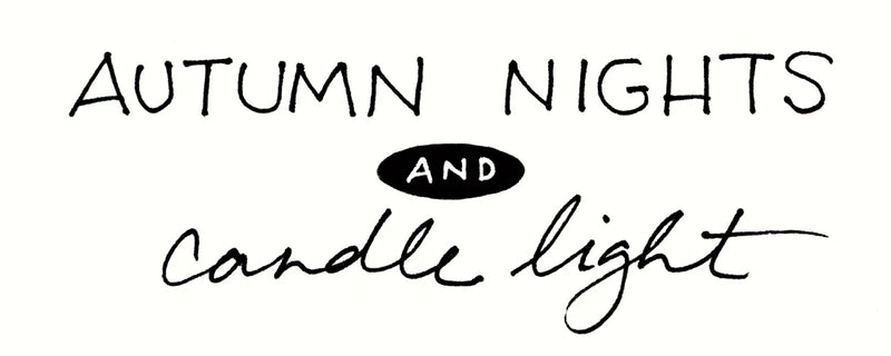 Autumn Nights and Candle Light by Wild Apple Portfolio