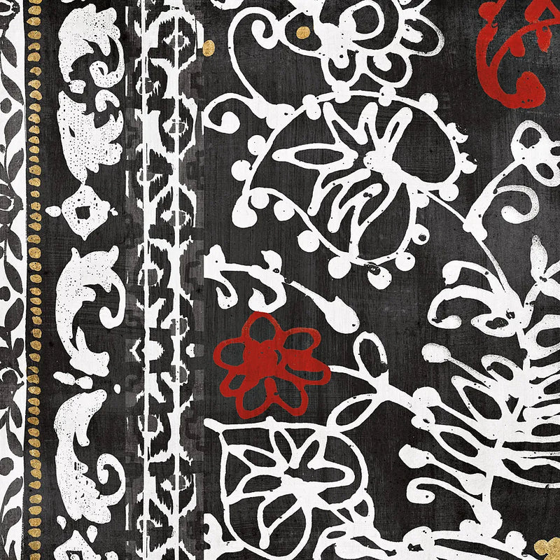 Bali Tapestry I BW by Wild Apple Portfolio. SKU 28753a. Archival Giclee Fine art print for wall decor.