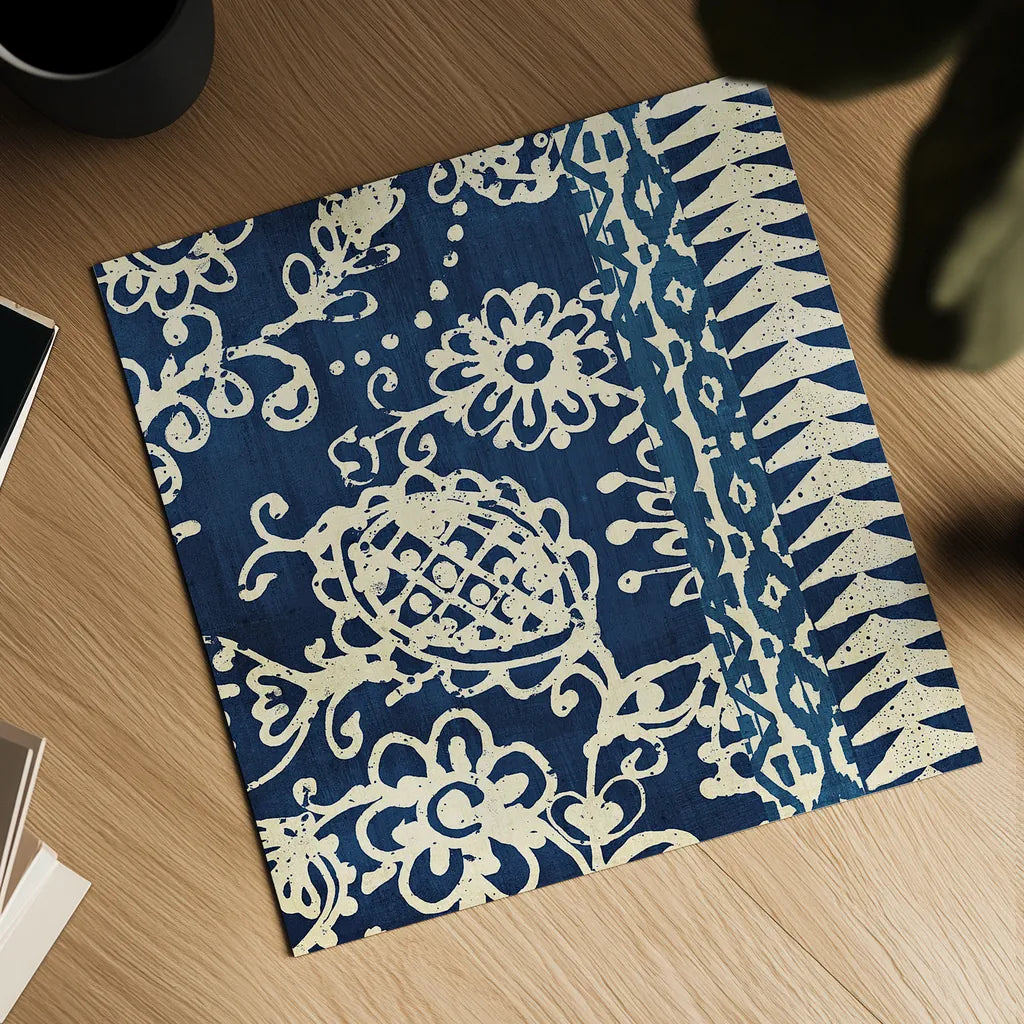 Bali Tapestry II by Wild Apple Portfolio. Shown as a detailed flat fine art print, highlighting archival giclee quality. Available as an archival giclee rolled canvas, fine art paper, or poster print. SKU 16638a.