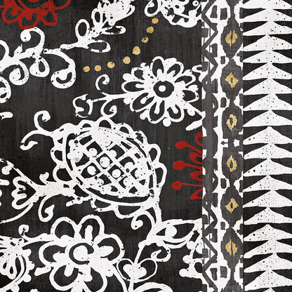 Bali Tapestry II BW by Wild Apple Portfolio. SKU 28754a. Archival Giclee Fine art print for wall decor.