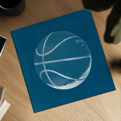 Ball Four Blueprint IV by Wild Apple Portfolio. Shown as a detailed flat fine art print, highlighting archival giclee quality. Available as an archival giclee rolled canvas, fine art paper, or poster print. SKU 62239a.