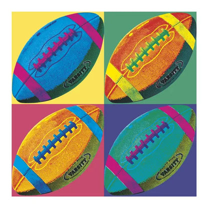 Ball Four Football by Wild Apple Portfolio. SKU 9872a. Archival Giclee Fine art print for wall decor.