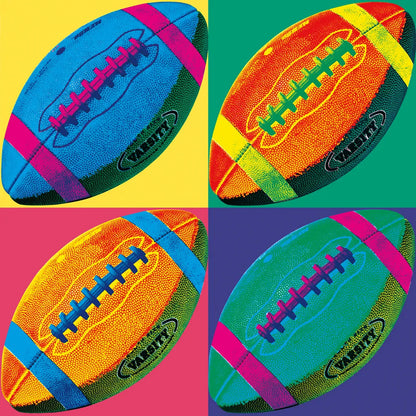 Ball Four Football Crop by Wild Apple Portfolio. SKU 87743a. Archival Giclee Fine art print for wall decor.