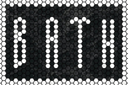 Bath Tiles Inverted by Wild Apple Portfolio. SKU 79198i. Archival Giclee Fine art print for wall decor.