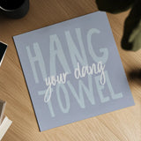 Bathroom Advice II by Wild Apple Portfolio. Shown as a detailed flat fine art print, highlighting archival giclee quality. Available as an archival giclee rolled canvas, fine art paper, or poster print. SKU 62975a.