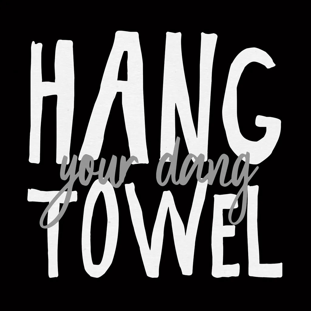 Bathroom Advice II BW by Wild Apple Portfolio. SKU 84766a. Archival Giclee Fine art print for wall decor.