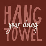 Bathroom Advice II Red by Wild Apple Portfolio. SKU 68260a. Archival Giclee Fine art print for wall decor.