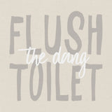 Bathroom Advice III Neutral by Wild Apple Portfolio. SKU 83203a. Archival Giclee Fine art print for wall decor.