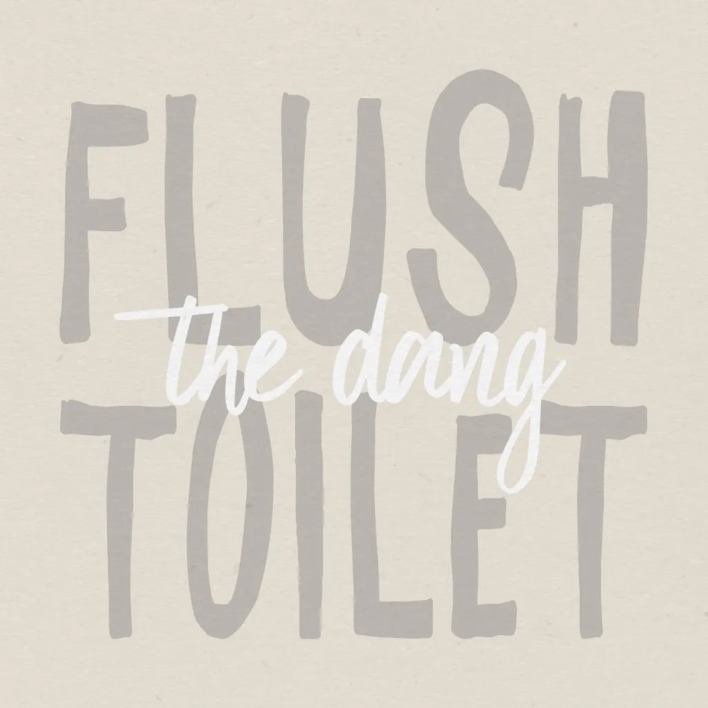 Bathroom Advice III Neutral by Wild Apple Portfolio. SKU 83203a. Archival Giclee Fine art print for wall decor.