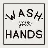 Bathroom Rules I Sq by Wild Apple Portfolio. SKU 64936a. Archival Giclee Fine art print for wall decor.