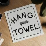 Bathroom Rules II Sq by Wild Apple Portfolio. Shown as a detailed flat fine art print, highlighting archival giclee quality. Available as an archival giclee rolled canvas, fine art paper, or poster print. SKU 64937a.