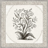 Batik Flowers I v2 by Wild Apple Portfolio. SKU 96034a. Archival Giclee Fine art print for wall decor.