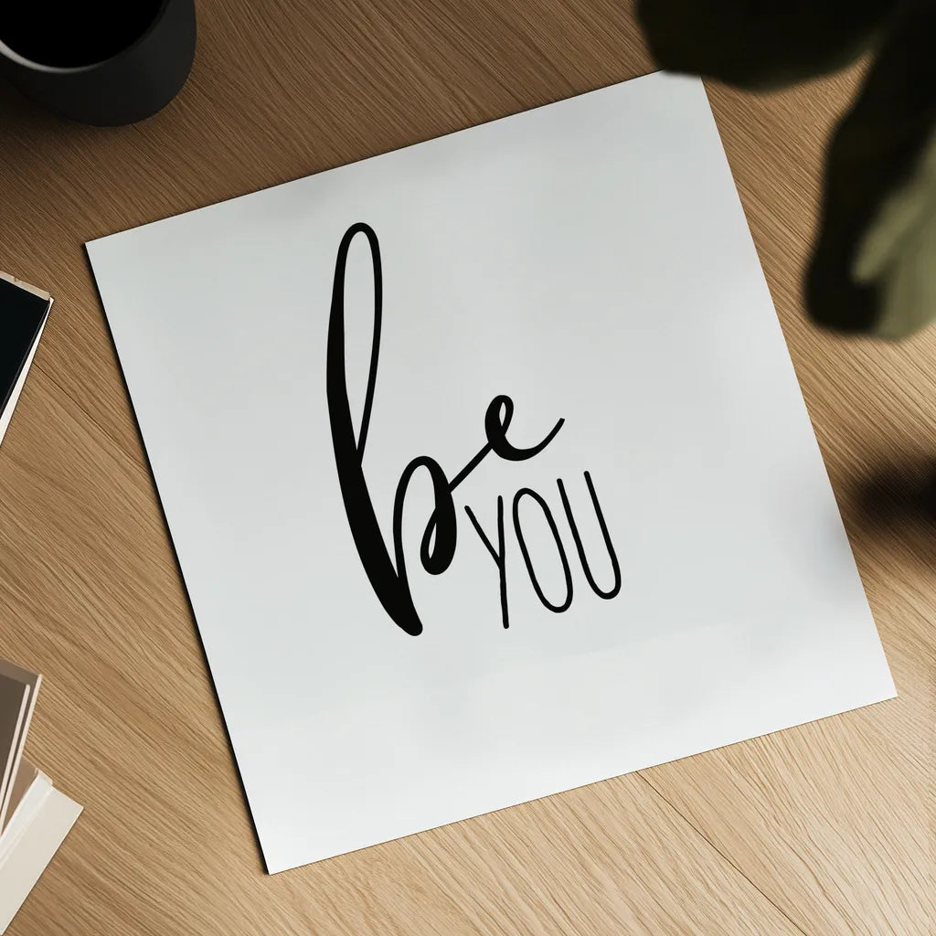 Be You by Wild Apple Portfolio. Shown as a detailed flat fine art print, highlighting archival giclee quality. Available as an archival giclee rolled canvas, fine art paper, or poster print. SKU 59254a.