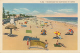 Beach Postcard I Plain Border by Wild Apple Portfolio. SKU 57822i. Archival Giclee Fine art print for wall decor.