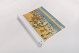 Beach Postcard IV by Wild Apple Portfolio. shown as a rolled paper print. Available as archival giclee rolled canvas, fine art paper, or poster print. SKU 57446i.