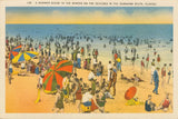 Beach Postcard IV Plain Border by Wild Apple Portfolio. SKU 57823i. Archival Giclee Fine art print for wall decor.