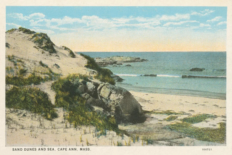 Beach Postcard V by Wild Apple Portfolio. SKU 57447i. Archival Giclee Fine art print for wall decor.
