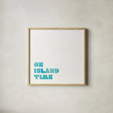 Beach Sayings III by Wild Apple Portfolio. Shown in a natural wood glass frame for a timeless modern aesthetic. Available as an archival giclee rolled canvas, fine art paper, or poster print. SKU 72466a.