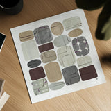 Beans I Neutral by Wild Apple Portfolio. Shown as a detailed flat fine art print, highlighting archival giclee quality. Available as an archival giclee rolled canvas, fine art paper, or poster print. SKU 18209a.