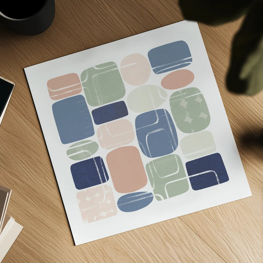 Beans I Pastel by Wild Apple Portfolio. Shown as a detailed flat fine art print, highlighting archival giclee quality. Available as an archival giclee rolled canvas, fine art paper, or poster print. SKU 52085a.