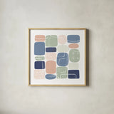 Beans I Pastel by Wild Apple Portfolio. Shown in a natural wood glass frame for a timeless modern aesthetic. Available as an archival giclee rolled canvas, fine art paper, or poster print. SKU 52085a.